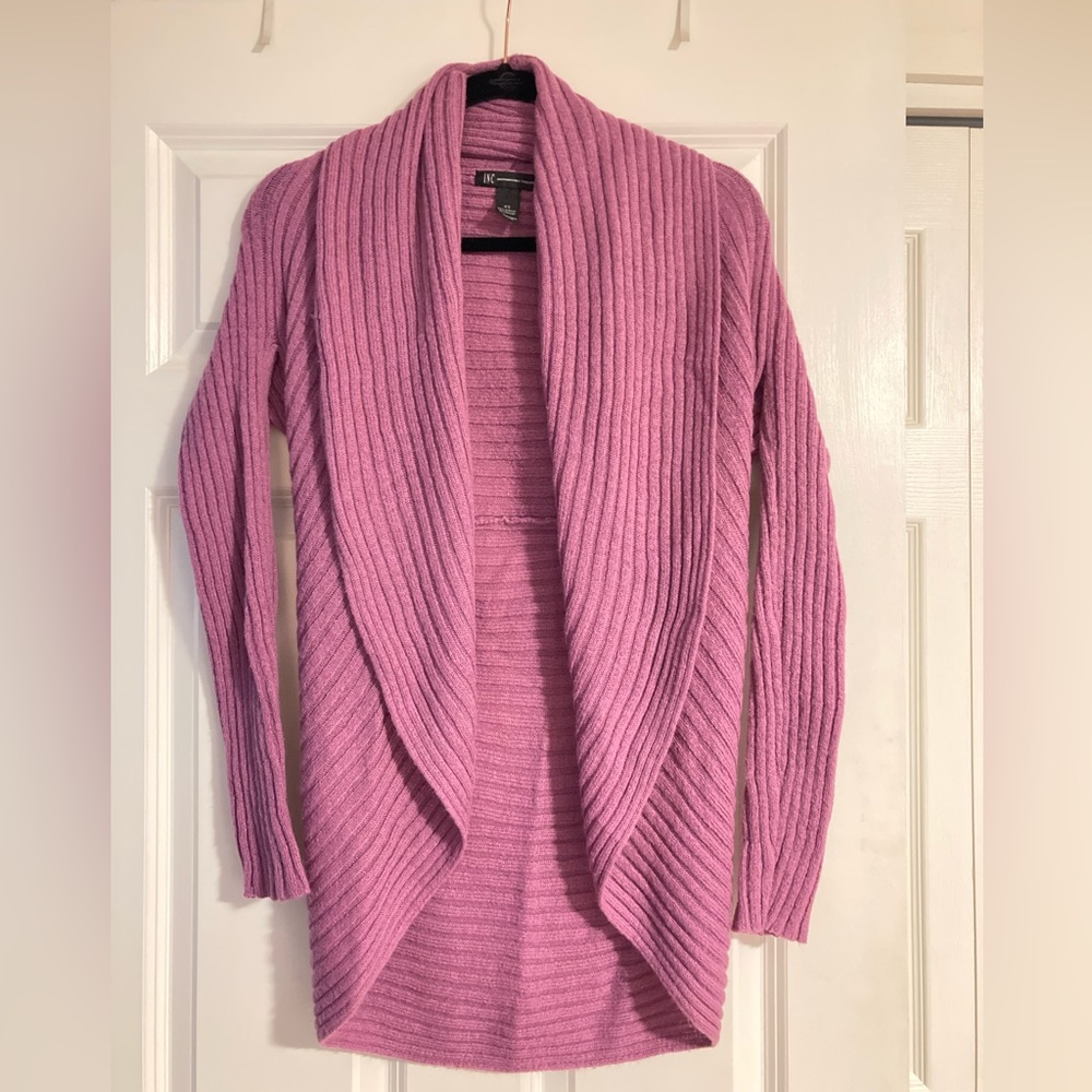 Purple Lilac Cardigan Sweater